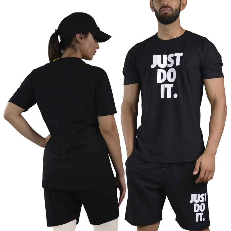 ست تیشرت و شلوارک اسپرت نایک مدل HS-JDI-3G1052 مشکی