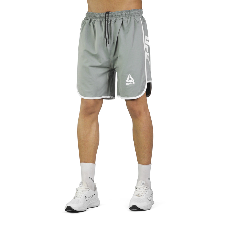 شلوارک ورزشی مردانه ریباک مدل PY-UFC-3G1102 طوسی روشن