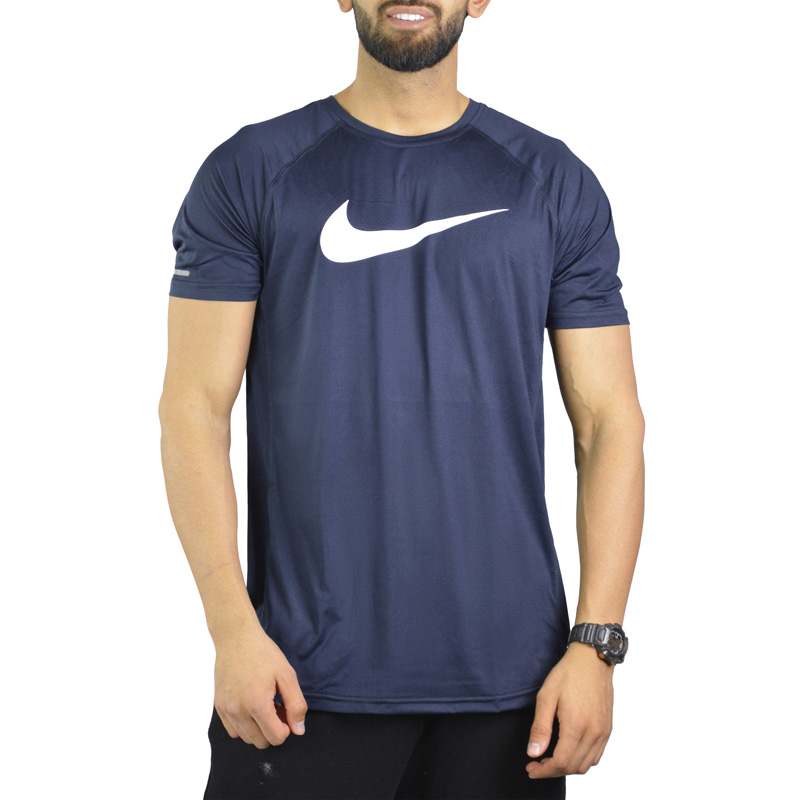 تیشرت ورزشی مردانه نایک مدل HS- Dri Fit-3H1362 سرمه ای
