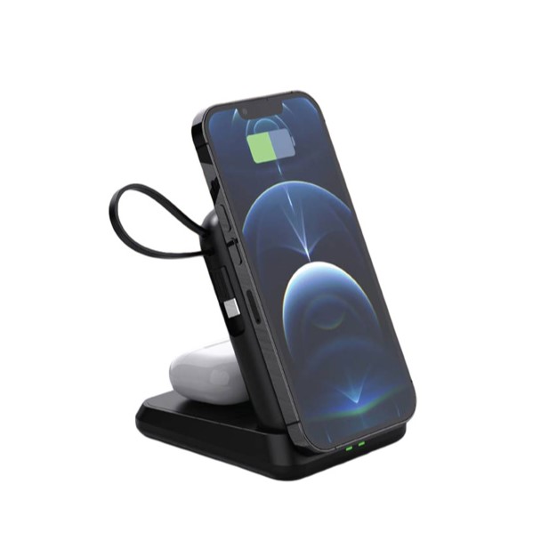 استند و پاوربانک مگ سیف گرین لاین سه کاره مدل GN3N1 ظرفیت 10000 میلی آمپر بر ساعت استند و پاوربانک مگ سیف گرین لاین سه کاره مدل GN3N1 ظرفیت 10000 میلی آمپر بر ساعت