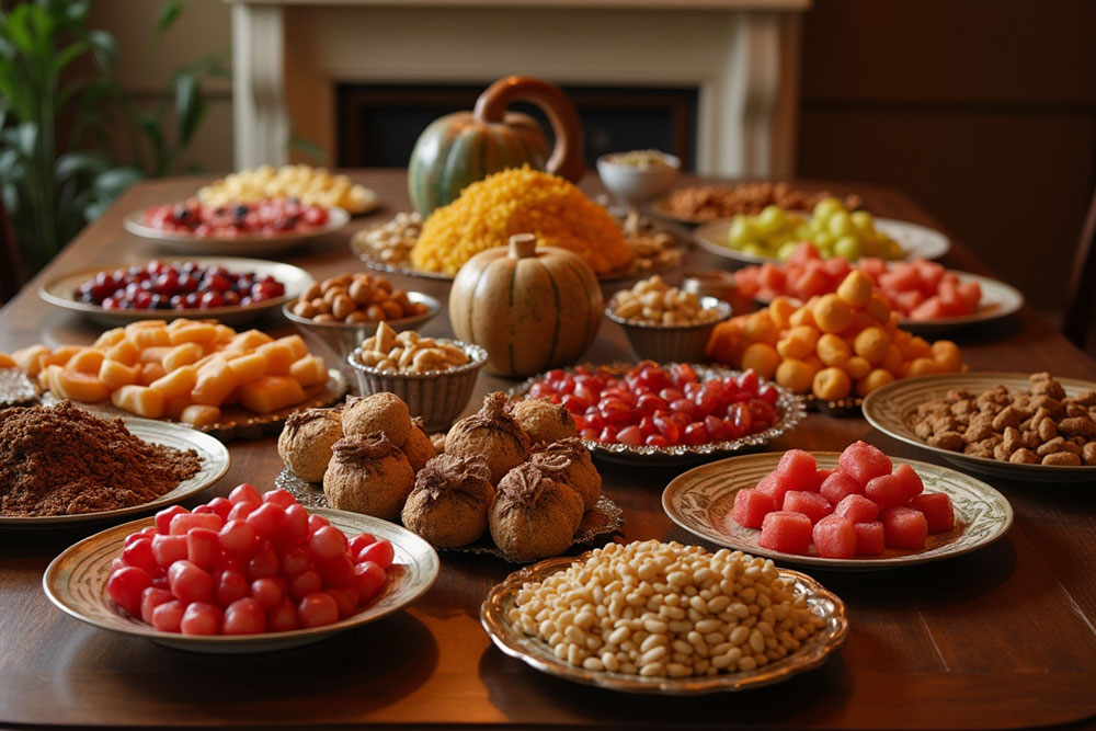 خوراکی های شب یلدا