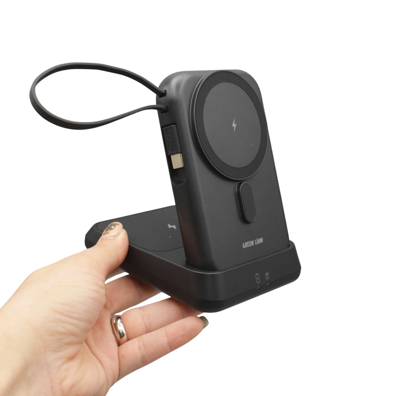 استند و پاوربانک مگ سیف گرین لاین مدل GN3N1 ظرفیت 10000 میلی آمپر بر ساعت لایف استند و پاوربانک مگ سیف گرین لاین مدل GN3N1 ظرفیت 10000 میلی آمپر بر ساعت لایف