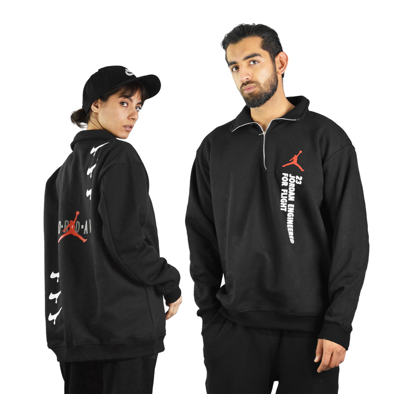 دورس نیم زیپ اسپرت جردن مدل SPL-3K1472 مشکی