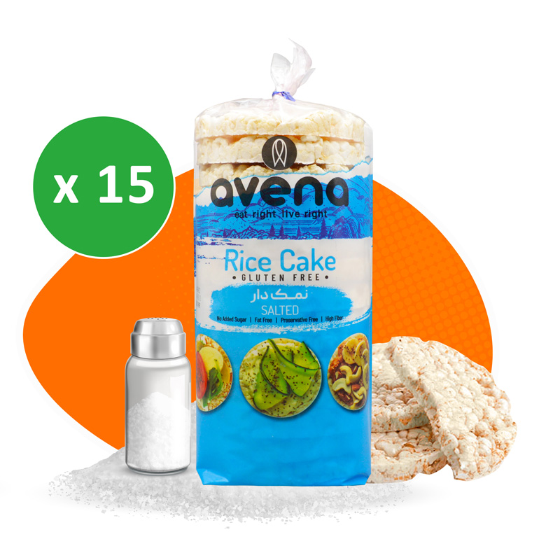 پکیج سیس رایس اونا رژیمی طعم نمک دار کارتن ۱۵ بسته ای