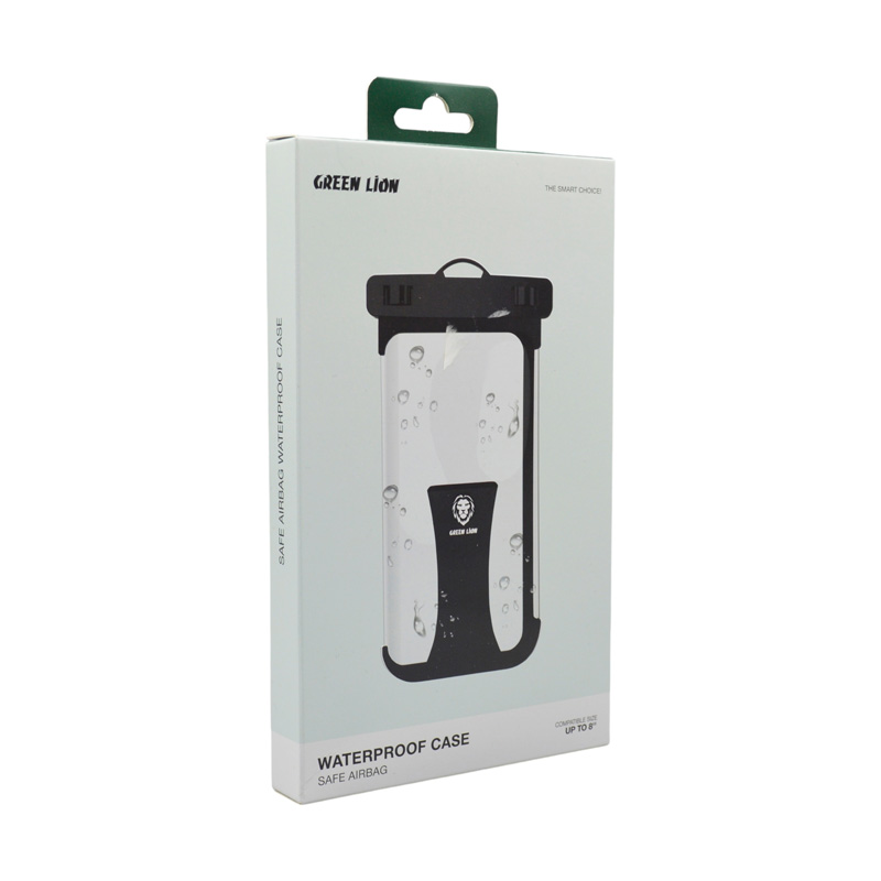 کاور ضدآب گوشی گرین لاین مدل WPC مناسب برای گوشی 8 اینچ جعبه سه رخ کاور ضدآب گوشی گرین لاین مدل WPC مناسب برای گوشی 8 اینچ جعبه سه رخ