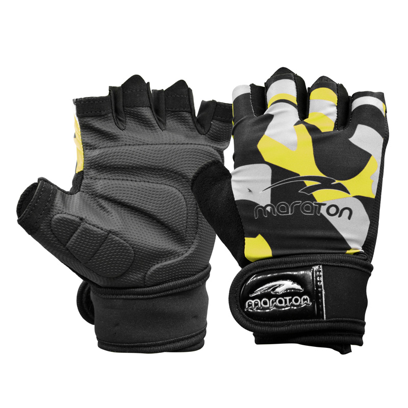 دستکش بدنسازی زنانه ماراتن مدل 402P295 فسفری