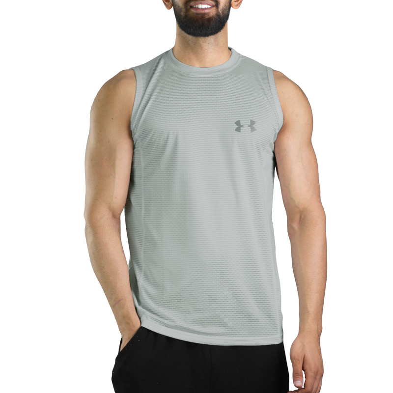 رکابی ورزشی مردانه آندر آرمور مدل GMS-3D617 طوسی روشن