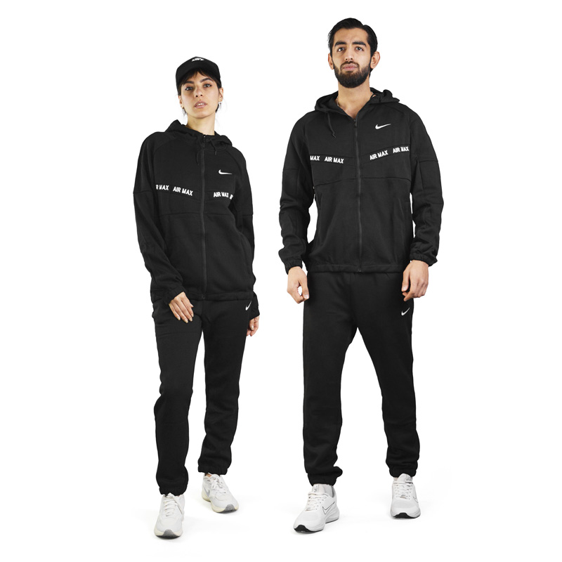 ست سویشرت و شلوار اسپرت نایک مدل AirMax-88002 مشکی