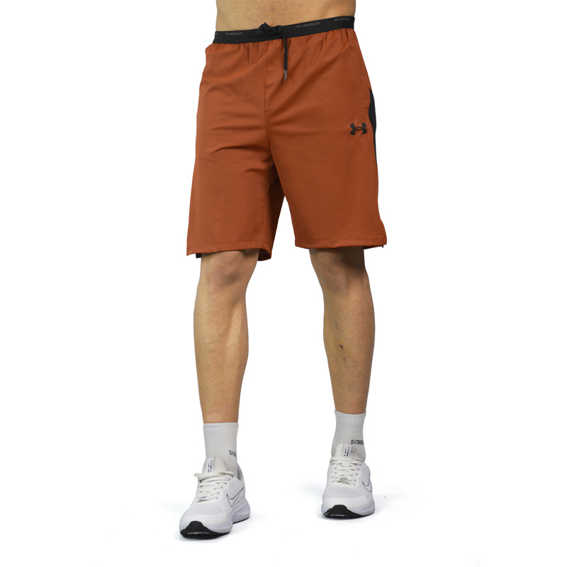 شلوارک ورزشی مردانه آندر آرمور مدل 3007 آجری