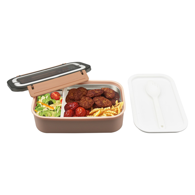 ظرف غذا لانچ باکس مدل 2Box-Basket ظرفیت 800 میلی لیتر