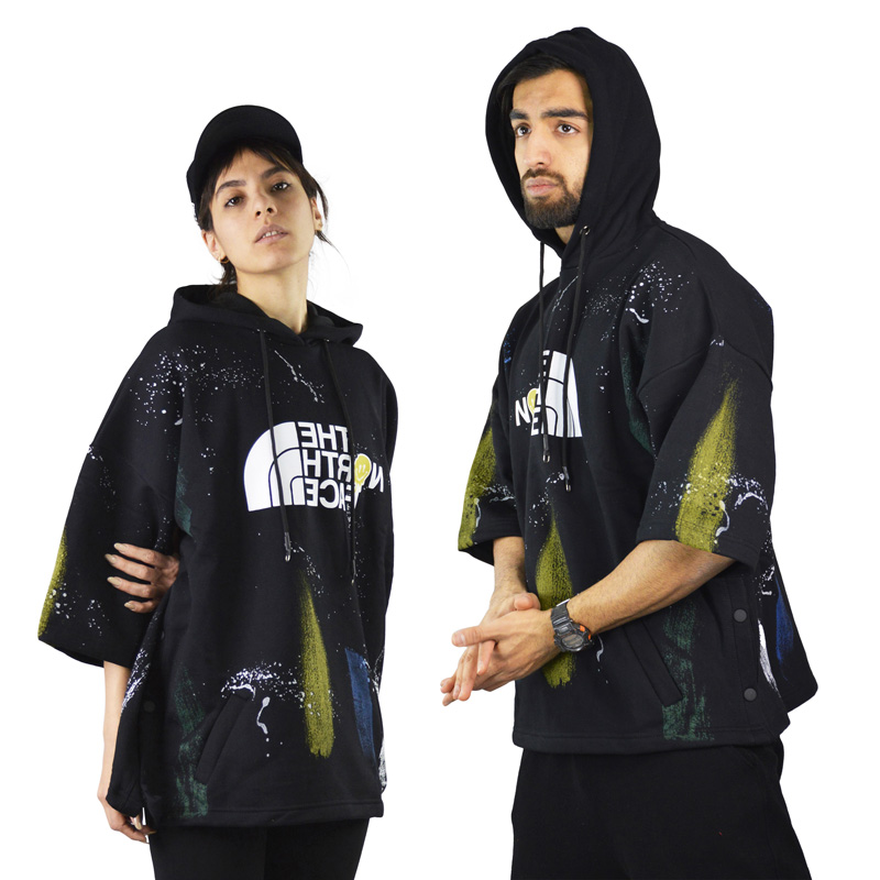 هودی آستین سه ربع اسپرت نورث فیس SPL-3L1662 مشکی