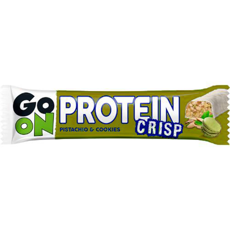 پروتئین بار گو آن طعم پسته و کوکی با روکش کاکائو 45 گرمی