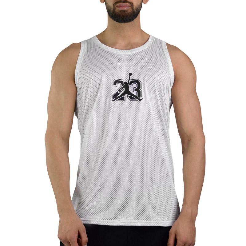 رکابی ورزشی مردانه جردن مدل PY-3P1597 سفید