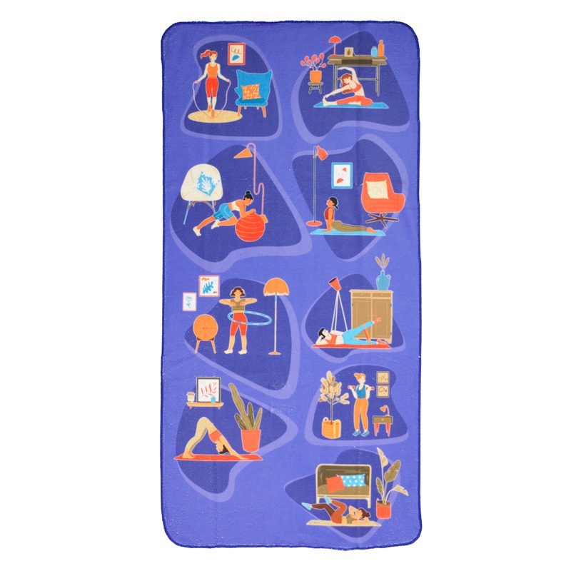 حوله ورزشی مدل Flexibility-403M0595 ابعاد 100 در 48 سانتی متر