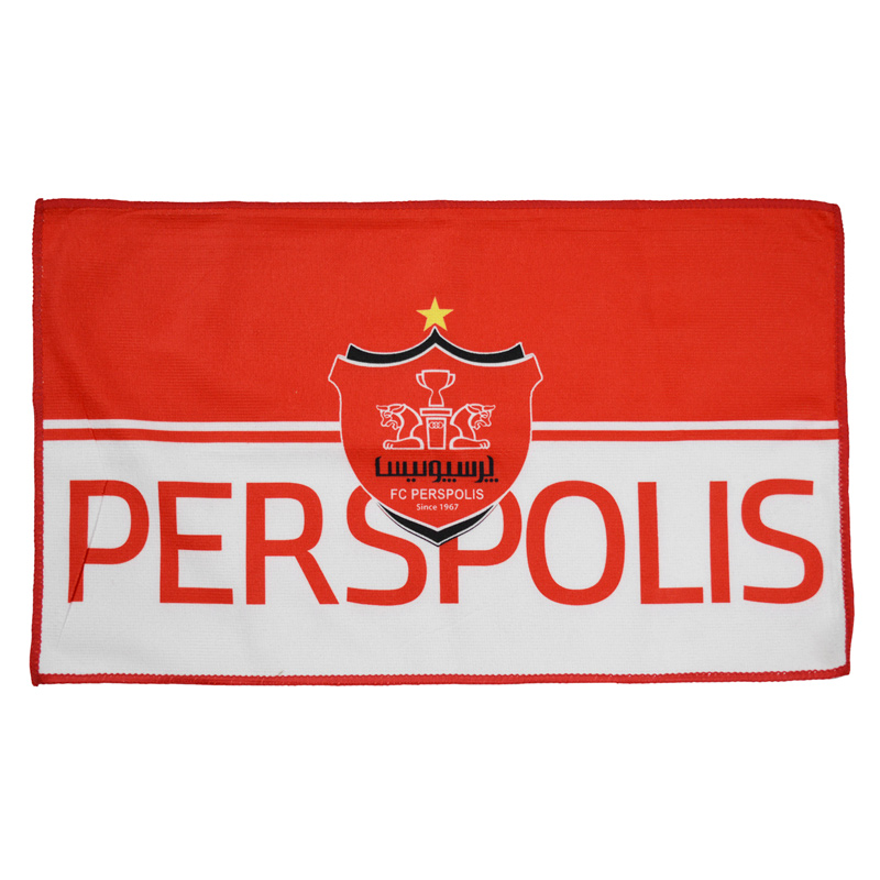 حوله ورزشی پرسپولیس مدل 403M0585 ابعاد 48 در 29 سانتی متر