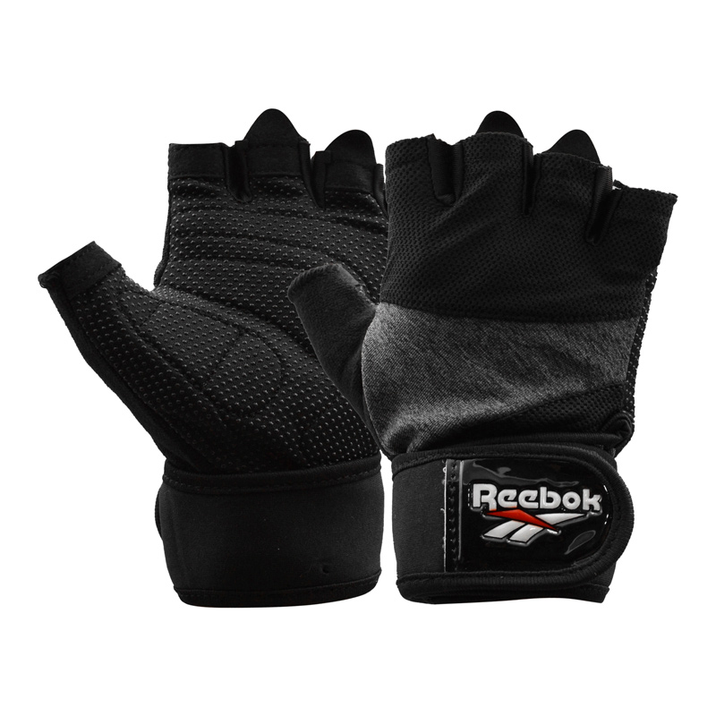 دستکش بدنسازی ریباک مدل 403M0655 طوسی تیره