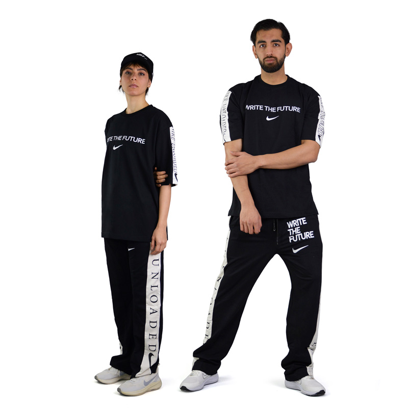 ست تیشرت و شلوار اسپرت نایک مدل SPL-3M1372 مشکی