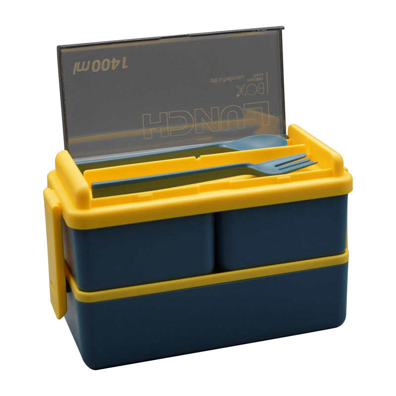 ظرف غذا دو طبقه لانچ باکس مدل 3Box- TriFeast ظرفیت 1.4 لیتر