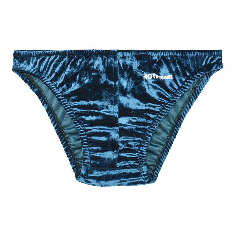 مایو بادی بیلدینگ مردانه موتی فیزیک مدل MTP-3P1442 مخملی آبی نفتی