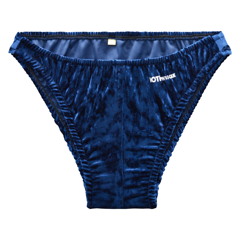 مایو بادی بیلدینگ مردانه موتی فیزیک مدل MTP-3P1442 مخملی آبی تیره