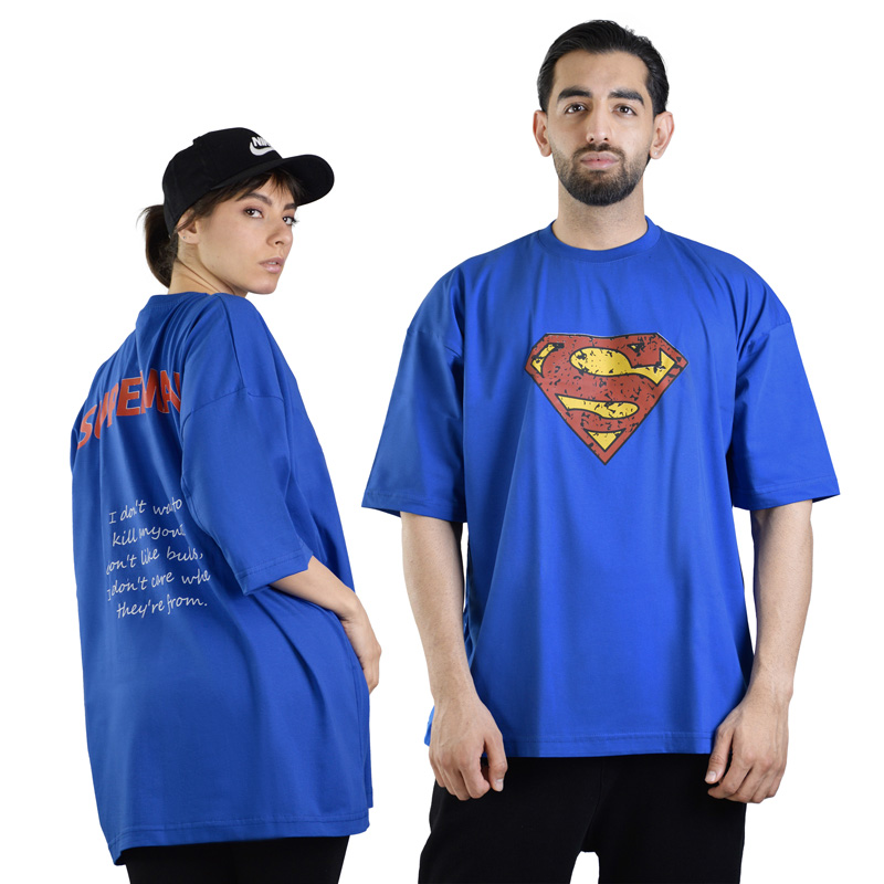 تیشرت اسپرت سوپرمن مدل SPL-3P1952 آبی