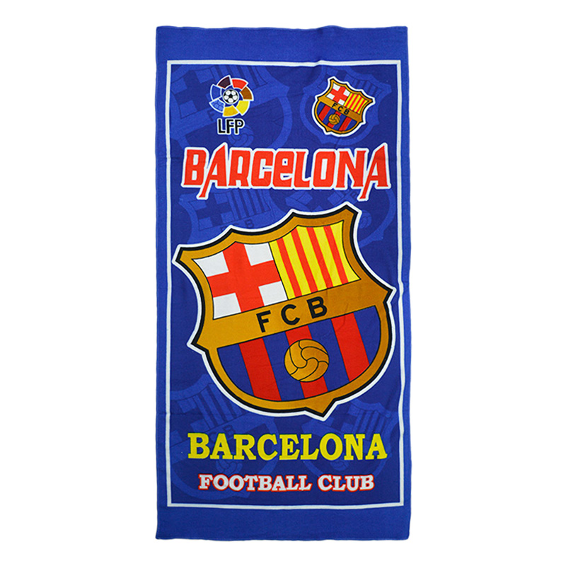 حوله ورزشی بارسلونا مدل 403P0785 ابعاد 140 در 72 سانتی متر