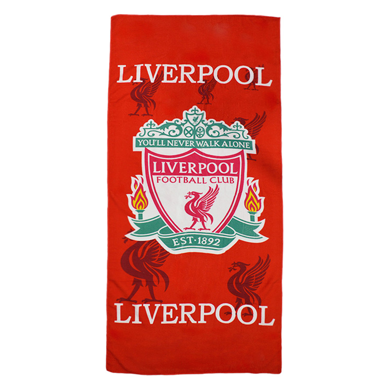 حوله ورزشی لیورپول مدل 403P0795 ابعاد 140 در 72 سانتی متر