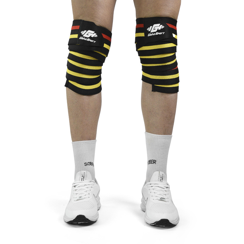 زانوبند گیشا اسپرت مدل KSB-403P0750 طول 210 متر بسته دو عددی