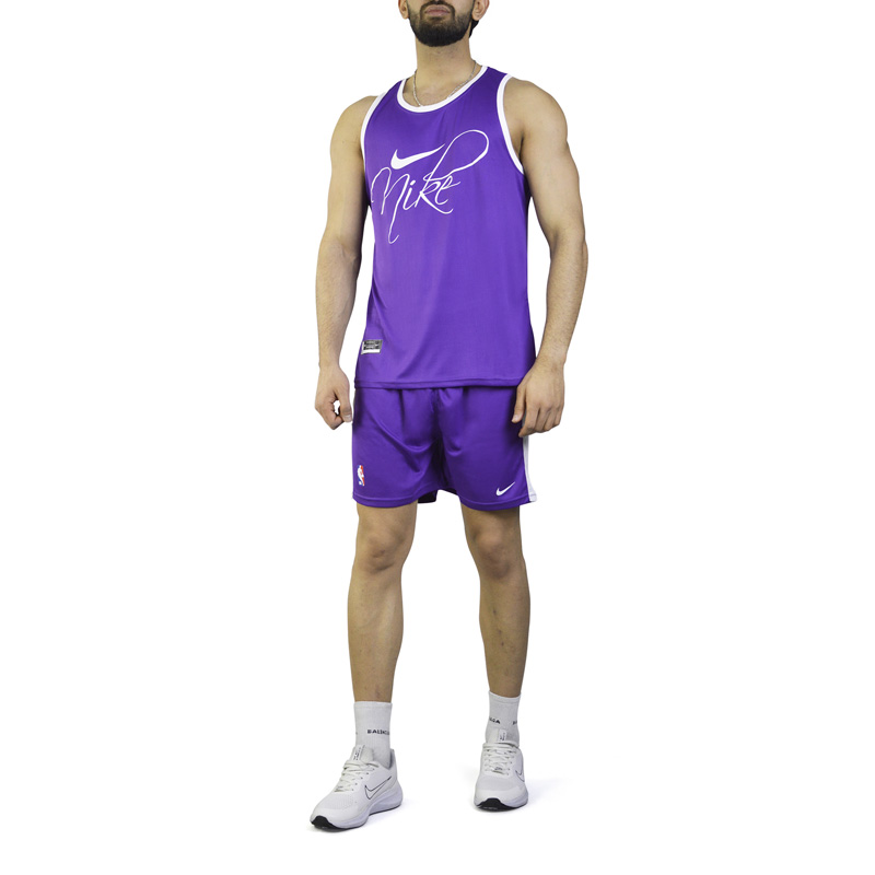ست رکابی و شلوارک ورزشی مردانه نایک مدل PY-NBA-3P1742 بنفش