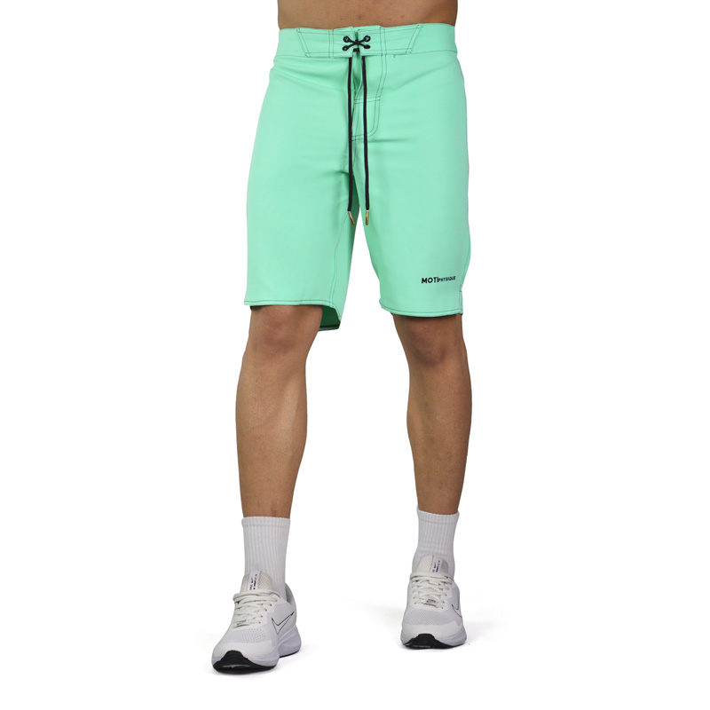 شلوارک فیزیک بدنسازی مردانه موتی مدل MTP-3P1947 سبز آدامسی