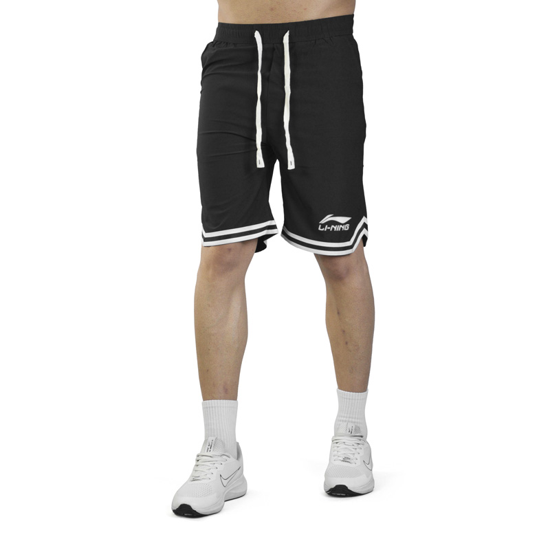 شلوارک ورزشی مردانه لی نینگ مدل A8 مشکی