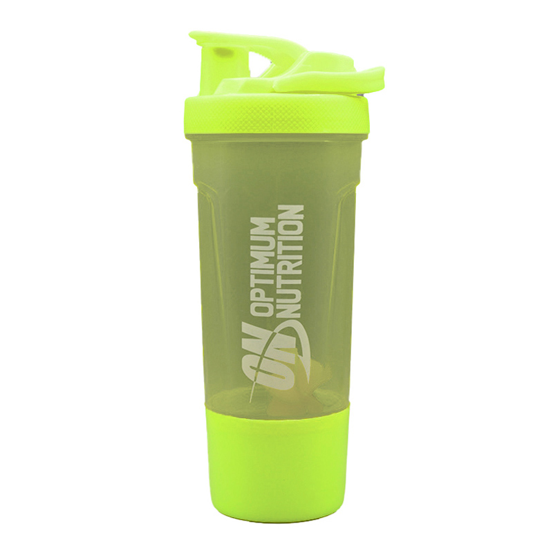 شیکر ورزشی دو تیکه اوپتیموم نوتریشن مدل Kia رنگی درب ضامنی ظرفیت 0.7 لیتر