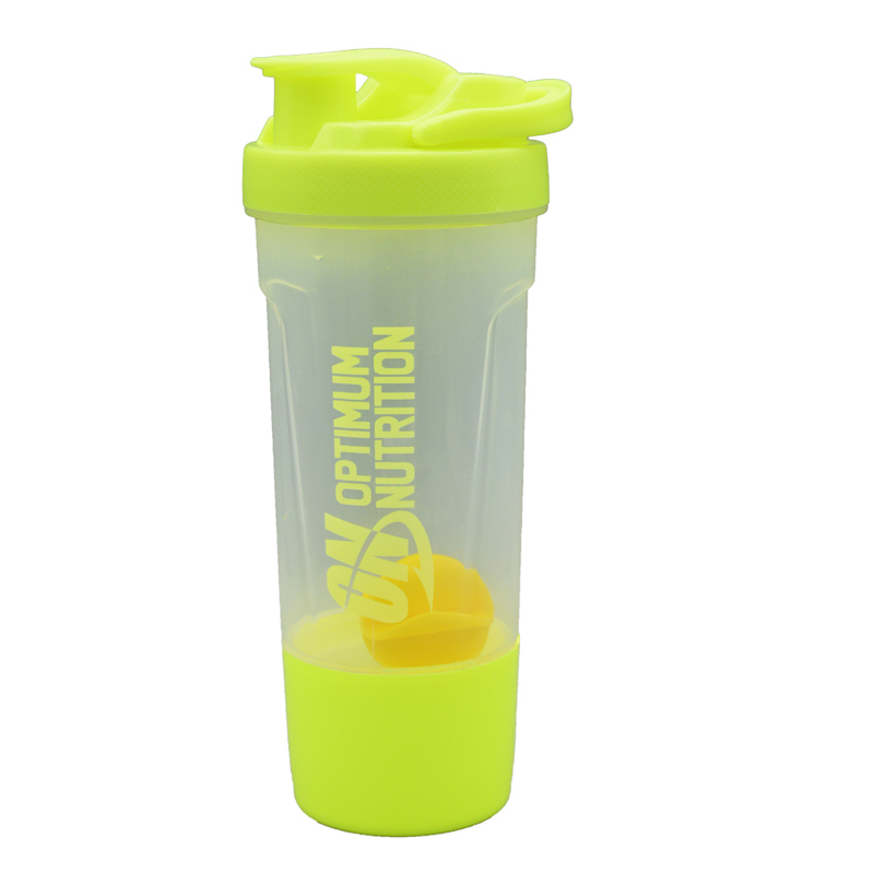 شیکر ورزشی دو تیکه اوپتیموم نوتریشن مدل Kia شفاف درب ضامنی ظرفیت 0.7 لیتر