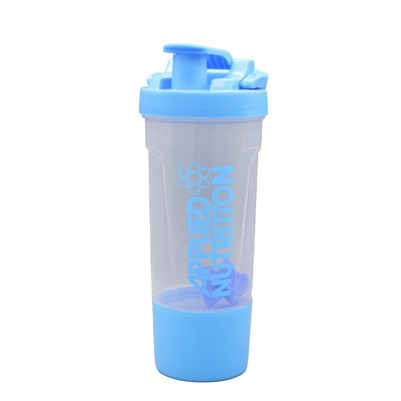 شیکر ورزشی دو تیکه اپلاید نوتریشن مدل Kia شفاف درب ضامنی ظرفیت 0.7 لیتر