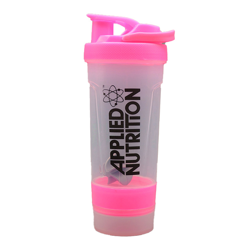 شیکر ورزشی سه تیکه اپلاید نوتریشن مدل Kia شفاف درب ضامنی ظرفیت 0.7 لیتر