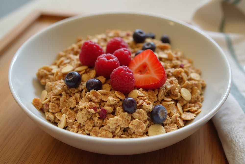 طرز تهیه صبحانه موسلی خوشمزه