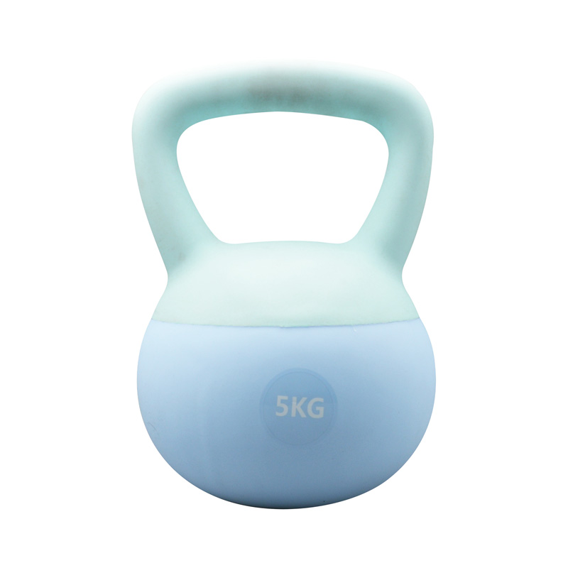 کتل بل روکش دار مخملی شنی وزن 5 کیلوگرم مدل Soft بسته یک عددی