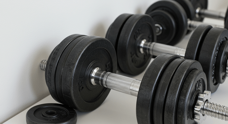 وزن مناسب دمبل