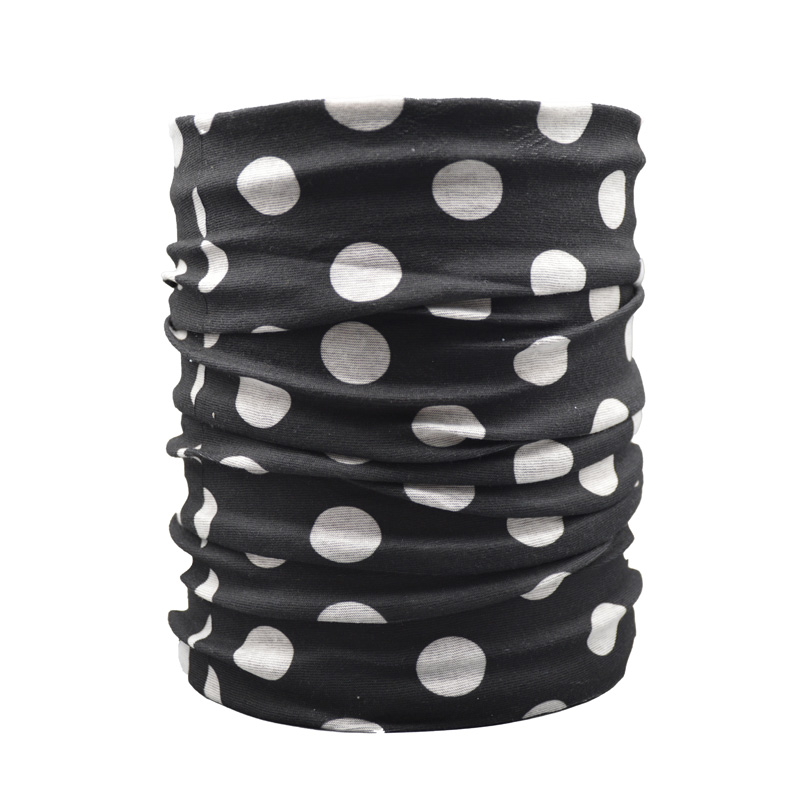 اسکارف و دستمال سر و گردن خال خالی مدل 8450