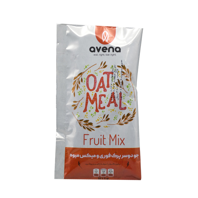 اوتمیل جودوسر پرک اونا سری P میکس میوه بدون گلوتن 50 گرمی