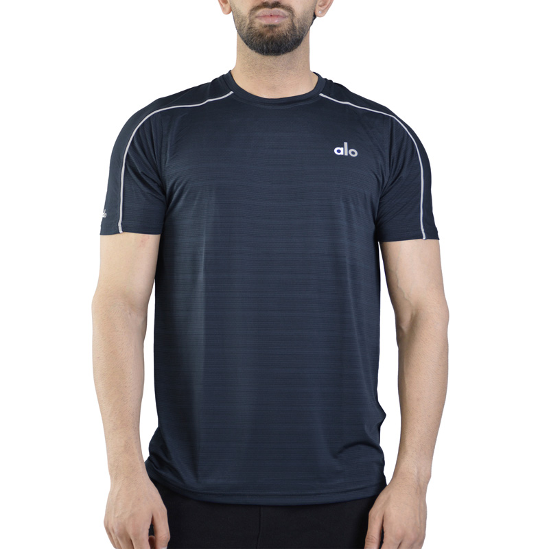 تیشرت ورزشی مردانه الو مدل HS-4A0043 سرمه ای