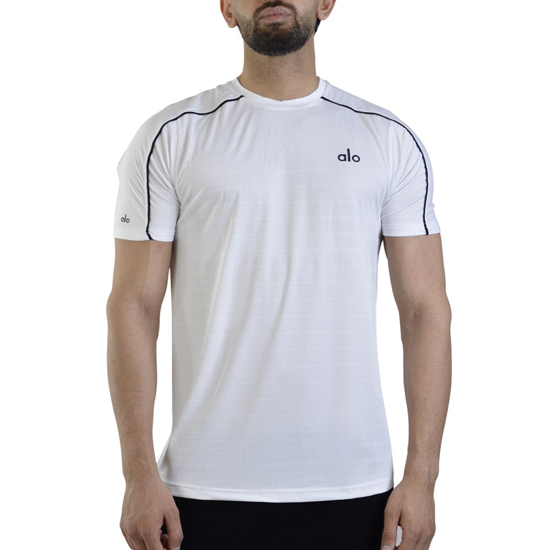 تیشرت ورزشی مردانه الو مدل HS-4A0043 سفید