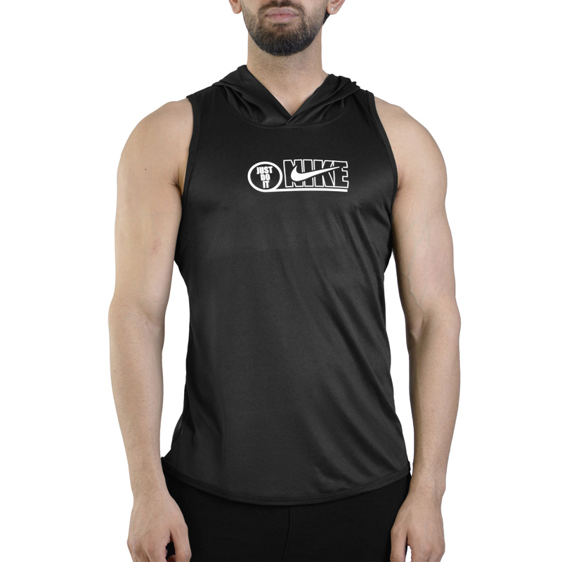 رکابی کلاهدار ورزشی مردانه نایک مدل DS-JDI-4A0053 مشکی