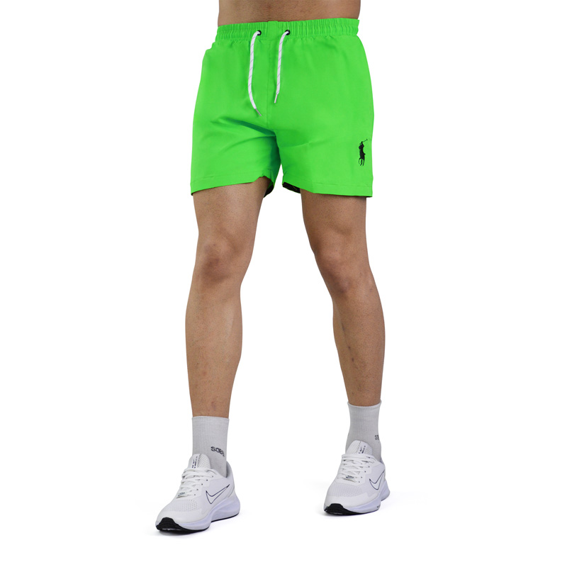 مایو شنا مردانه پولو مدل P02 سبز فسفری