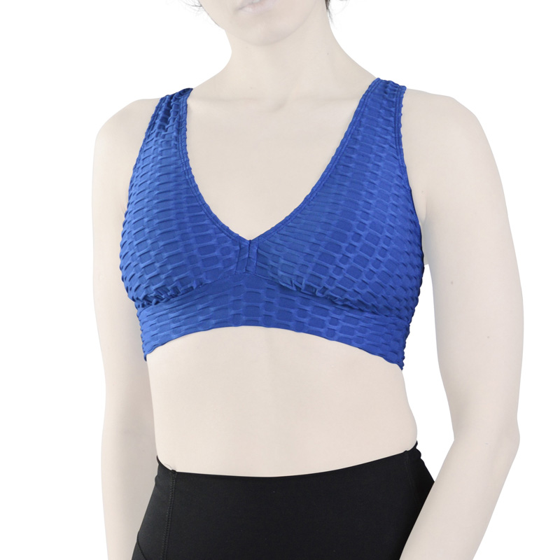 نیم تنه ورزشی زنانه مدل CT2263 آبی تیره