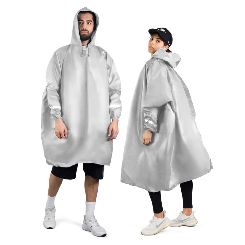 پانچو کوهنوردی اسپرت پکینیو مدل 3L1687 طوسی روشن