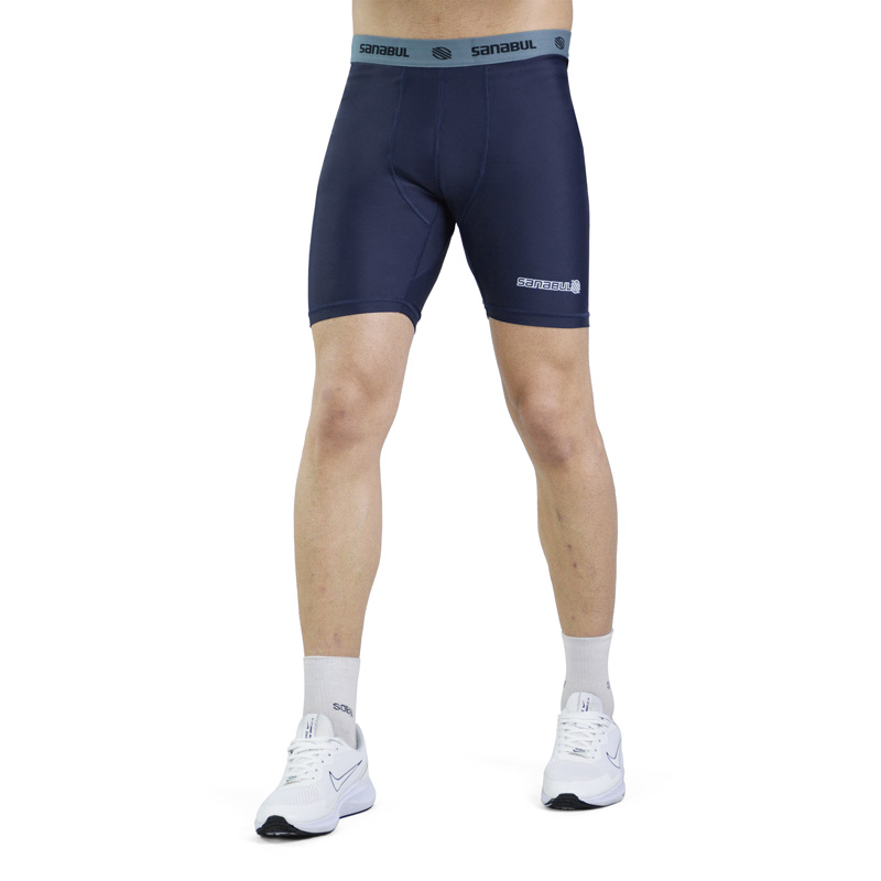 کشاله بند ورزشی مردانه سانابول مدل 4A0088 سرمه ای