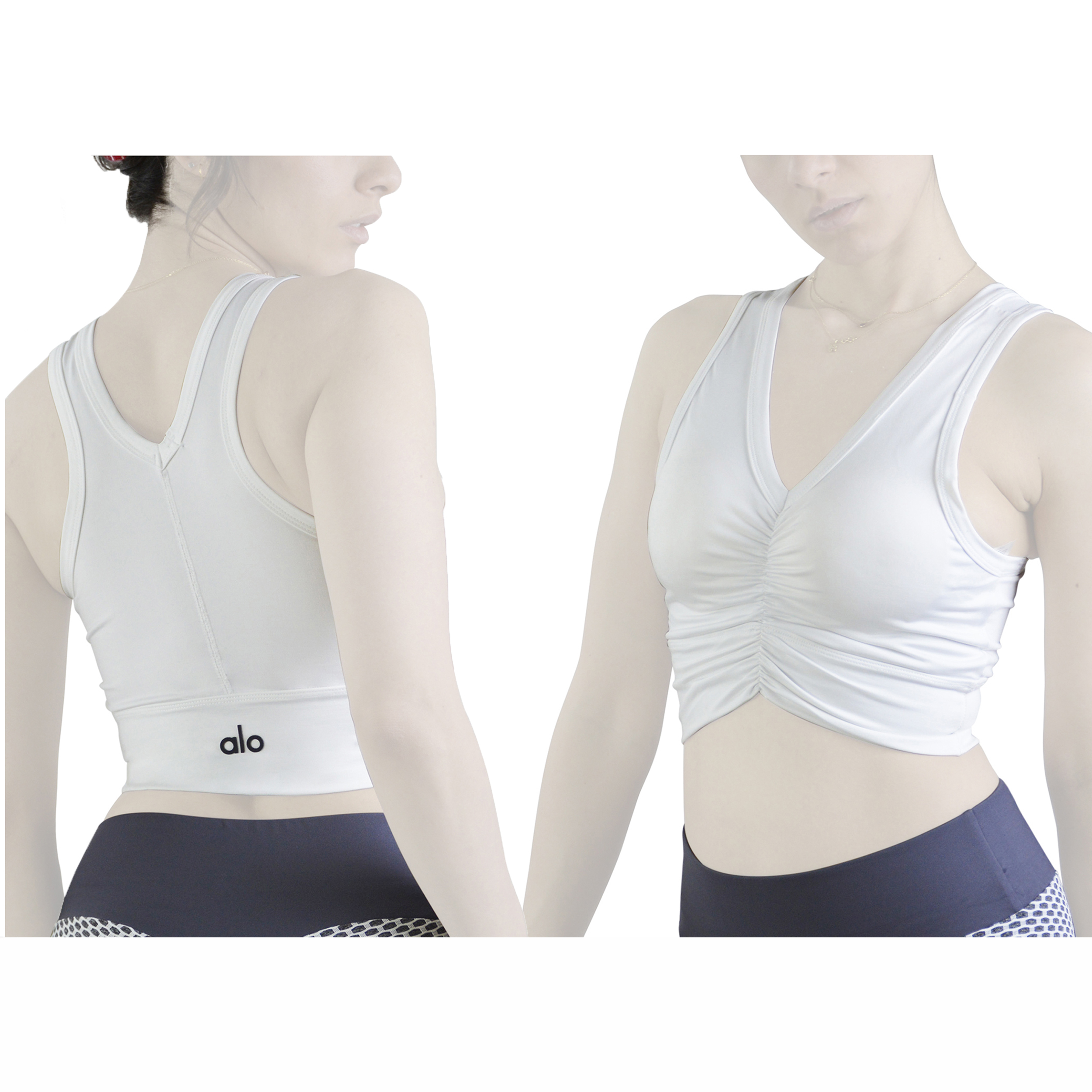 نیم تنه ورزشی زنانه الو مدل 4B0143 سفید
