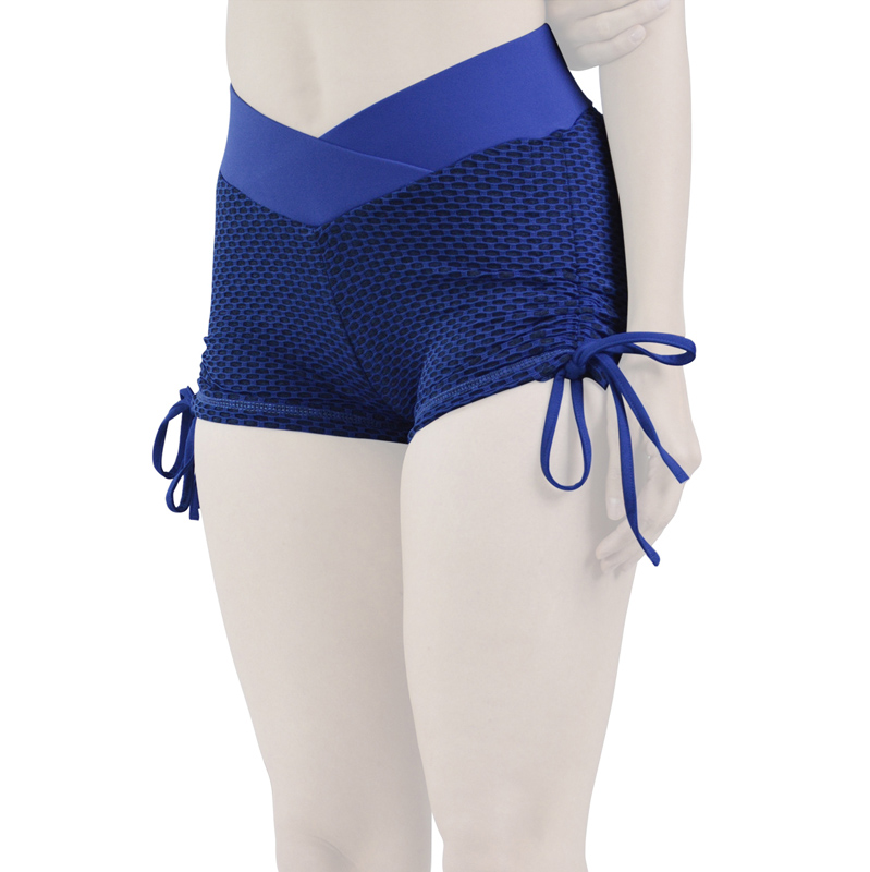 شلوارک سیملس ورزشی زنانه مدل CP3960 آبی