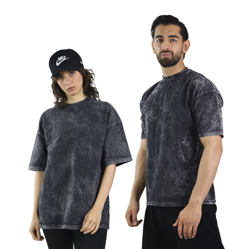 تیشرت باکسی اسپرت سنگشور مدل ZRA-4B0293 ذغالی